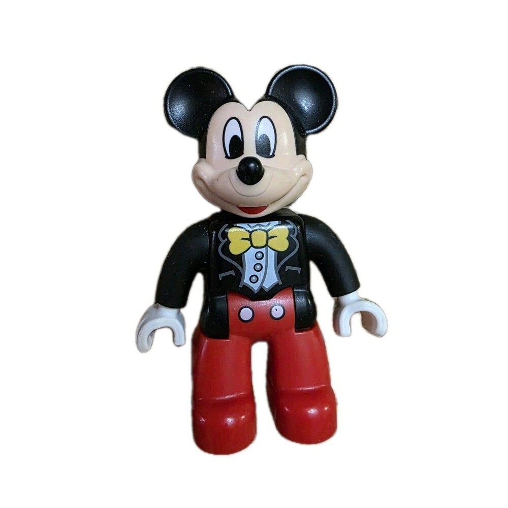 Lego Duplo Figure Disney Mickey Mouse Tux Bow Tie Jacket Black Replacement 10597